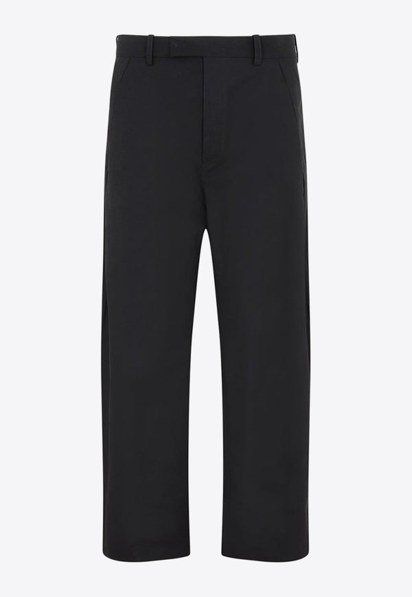 Straight-Leg Cropped Pants