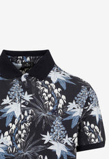 Floral Print Polo T-shirt