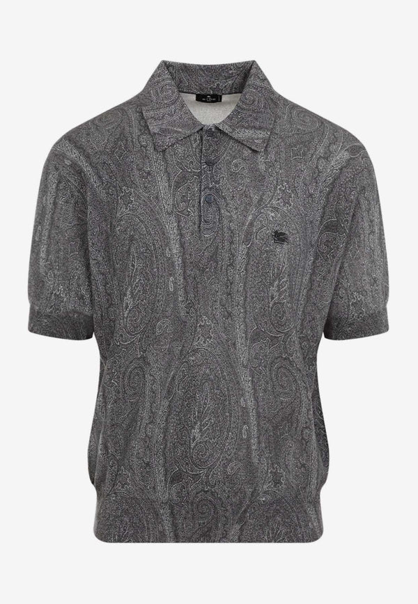 Paisley Pattern Polo T-shirt