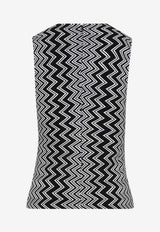 Zig Zag Knit Tank Top