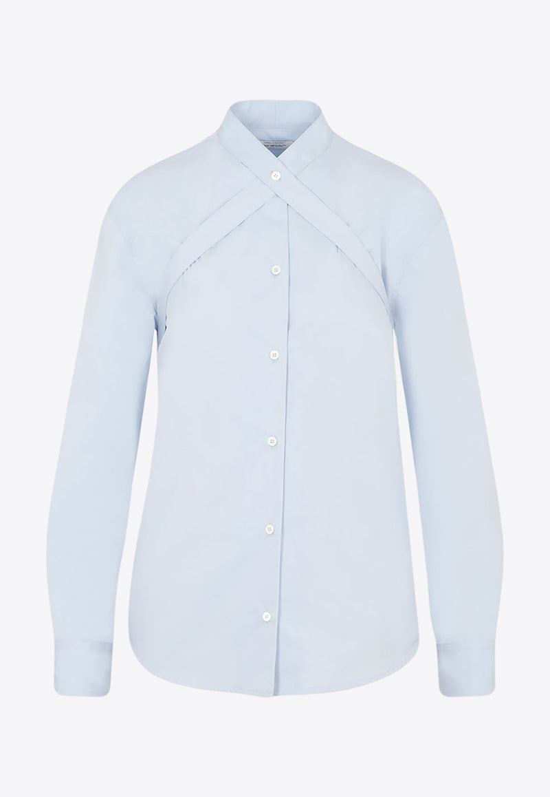 Cross Belt Poplin Shirt