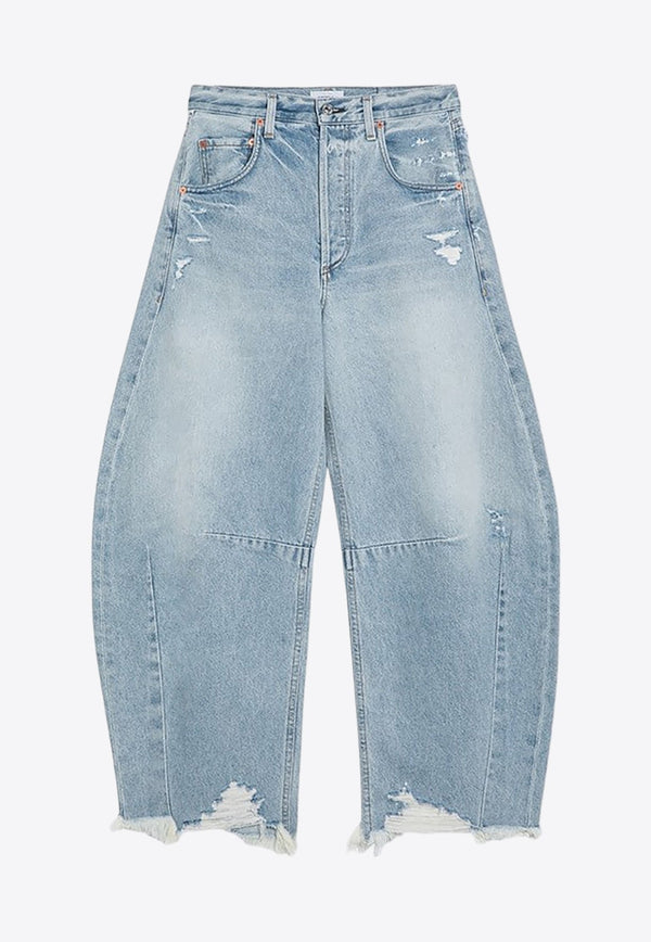 Horseshoe Wide-Leg Jeans