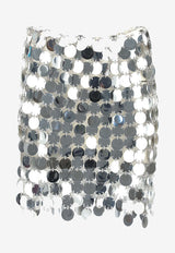 Sparkle Discs and Rings Mini Skirt