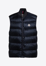 Logo Patch Padded Vest