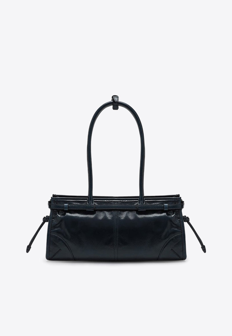 Medium Leather Top Handle Bag