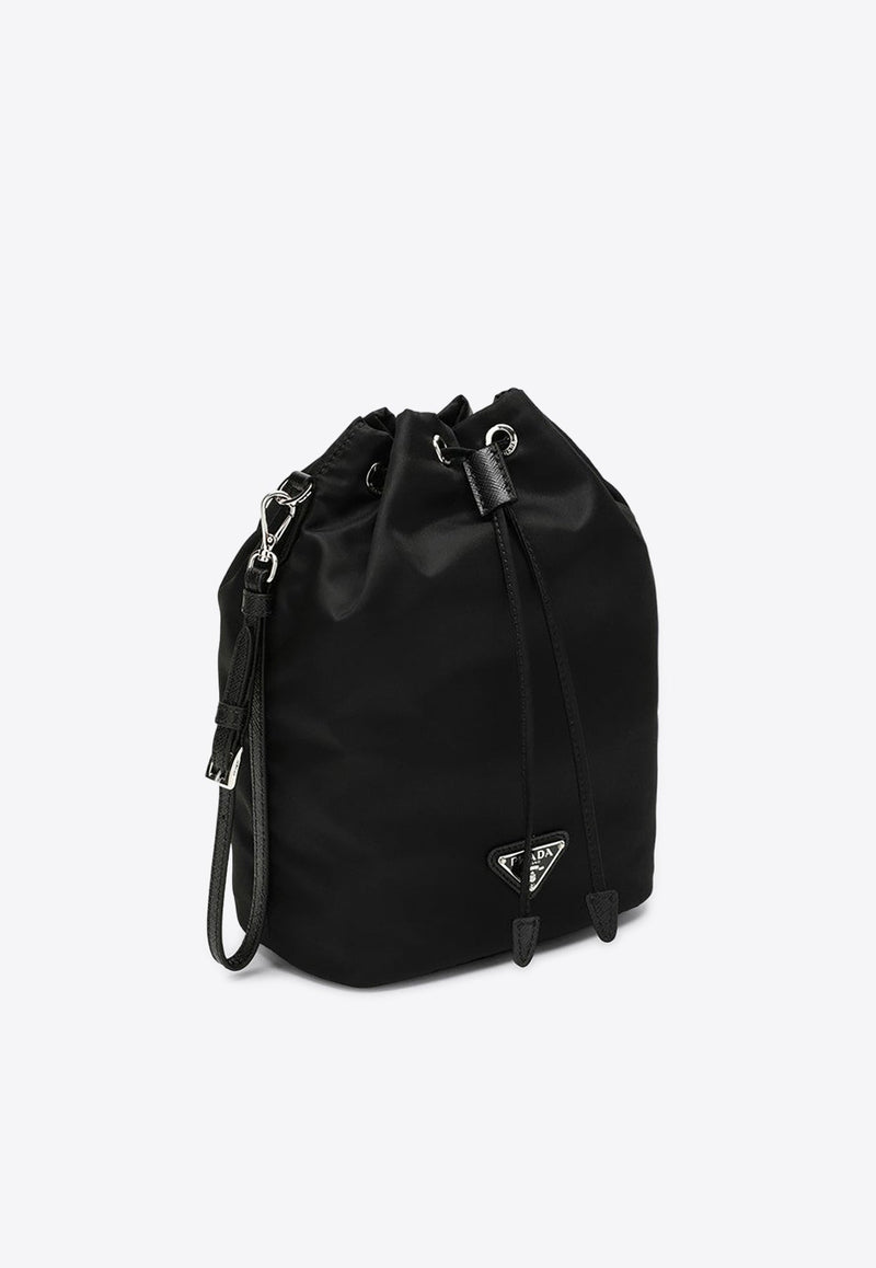 Re-Nylon Drawstring Bucket Bag