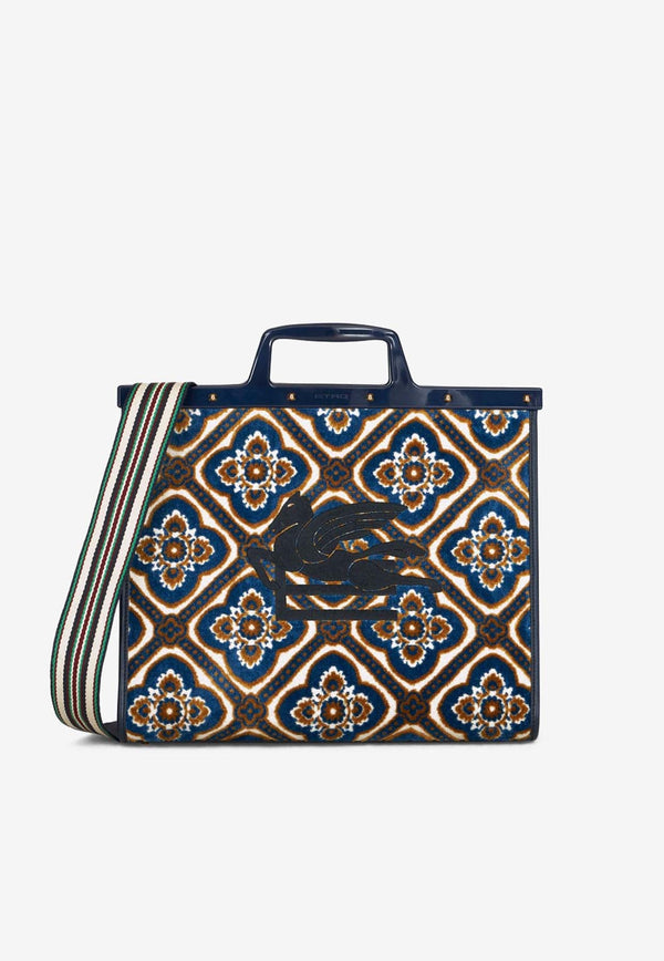 Medium Love Trotter Jacquard Tote Bag