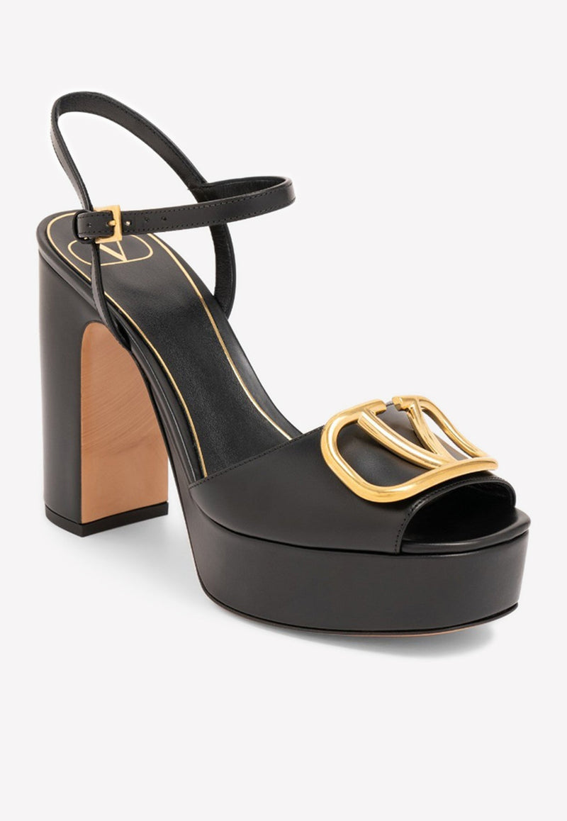 VLogo 120 Leather Platform Sandals