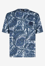 Floral Foliage Print T-shirt