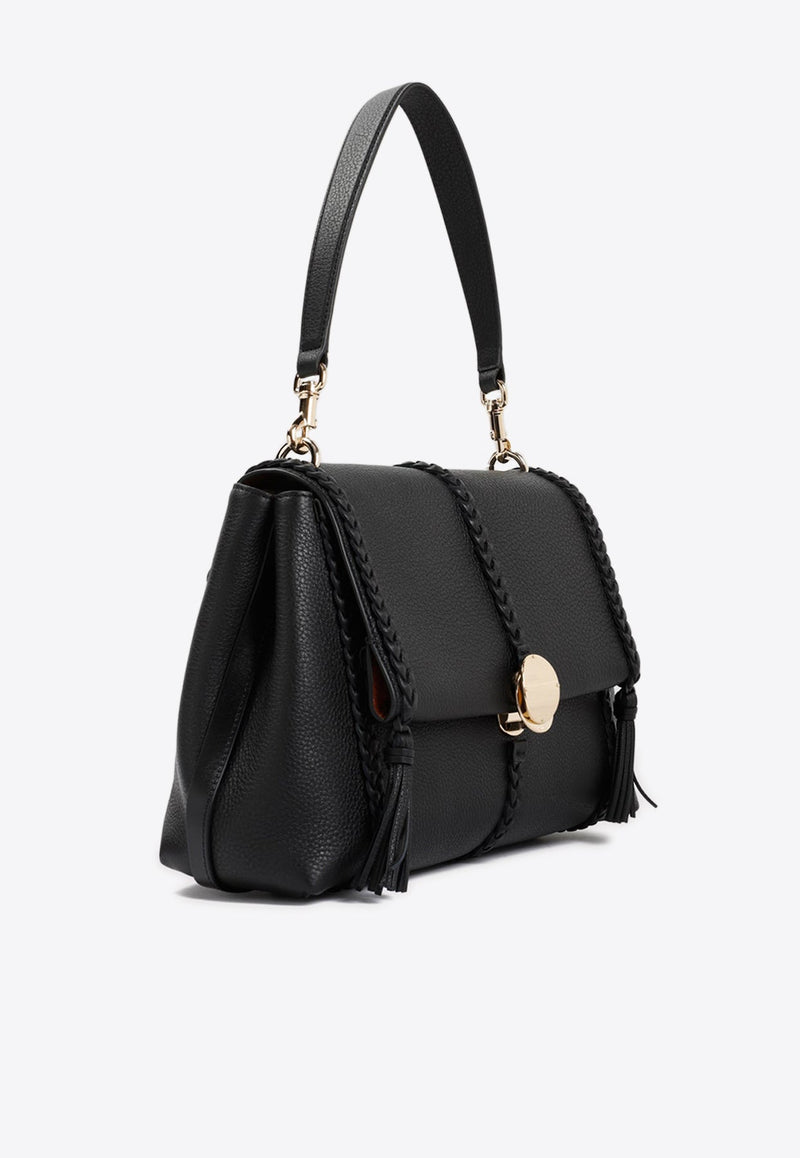 Medium Penelope Soft Leather Shoulder Bag