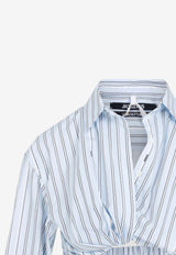 Bahia Striped Cropped Shirt