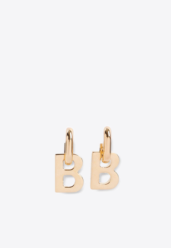 XS B Chain Drop Earrings