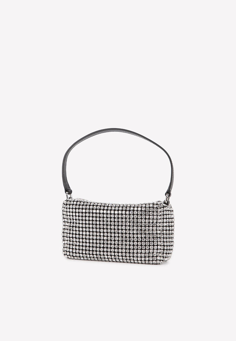 Medium Heiress Crystal-Mesh Pouch