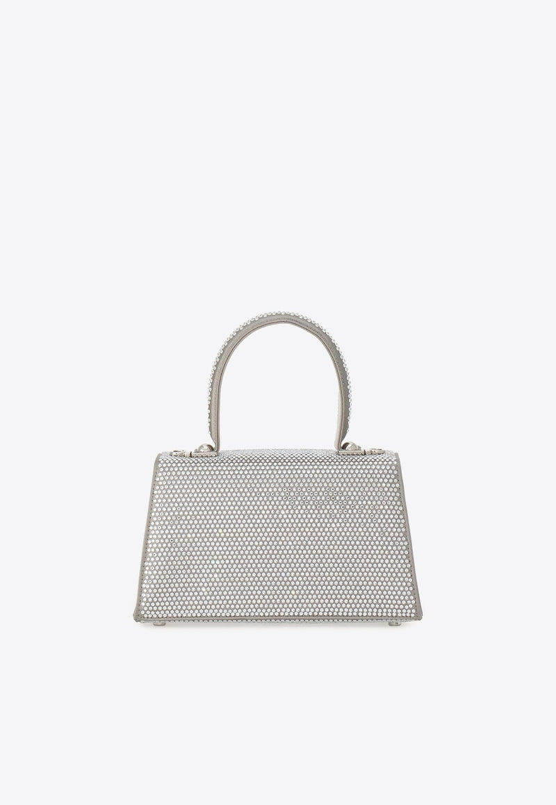 Iconic Crystal-Embellished Top Handle Bag