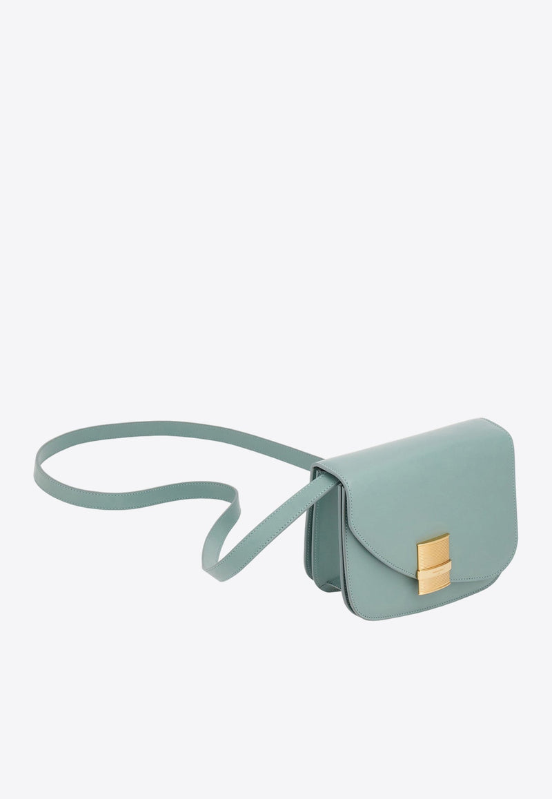 Small Fiamma Leather Crossbody Bag