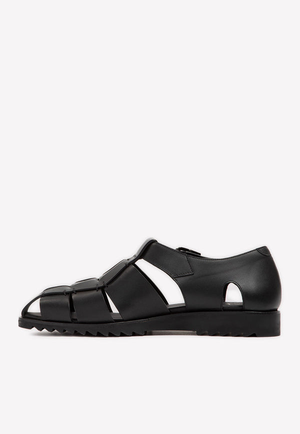 Pacific Cut-Out Leather Sandals