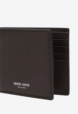 Bi-Fold Wallet in Grained Leather