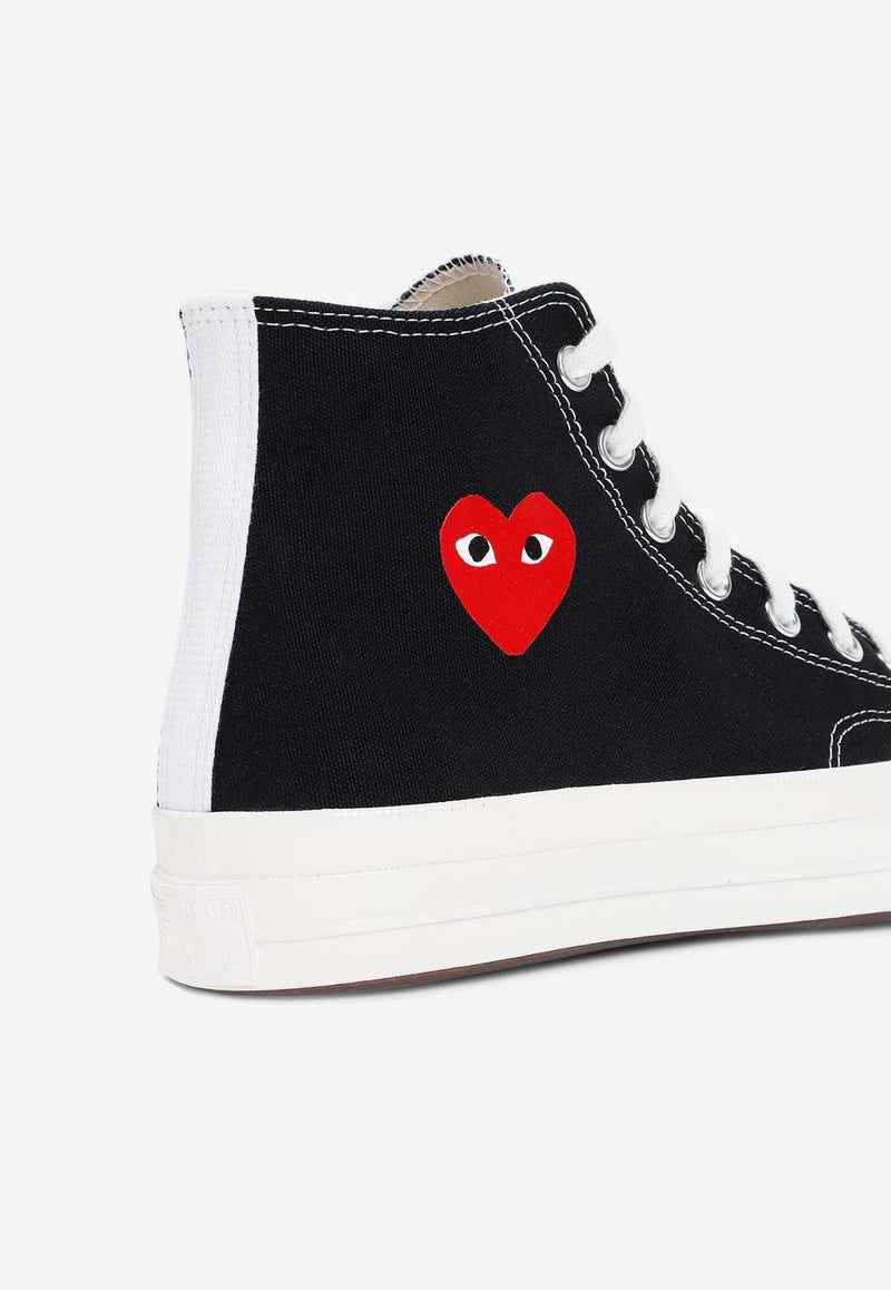 X Converse Canvas High-Top Sneakers