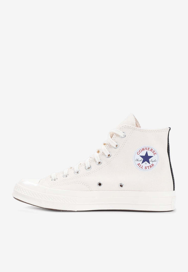 X Converse Canvas High-Top Sneakers