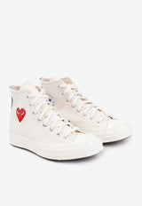 X Converse Canvas High-Top Sneakers