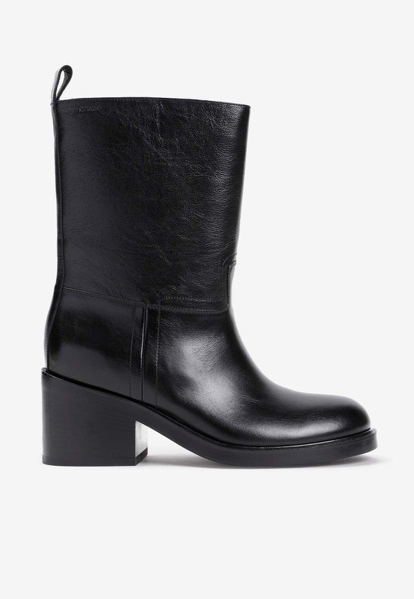 65 Mid-Calf Leather Boots