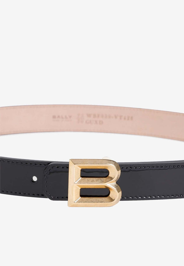 B Buckle Leather Belt