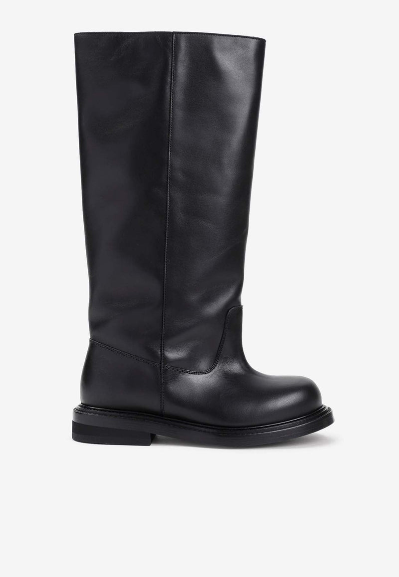 Knee-High Leather Boots