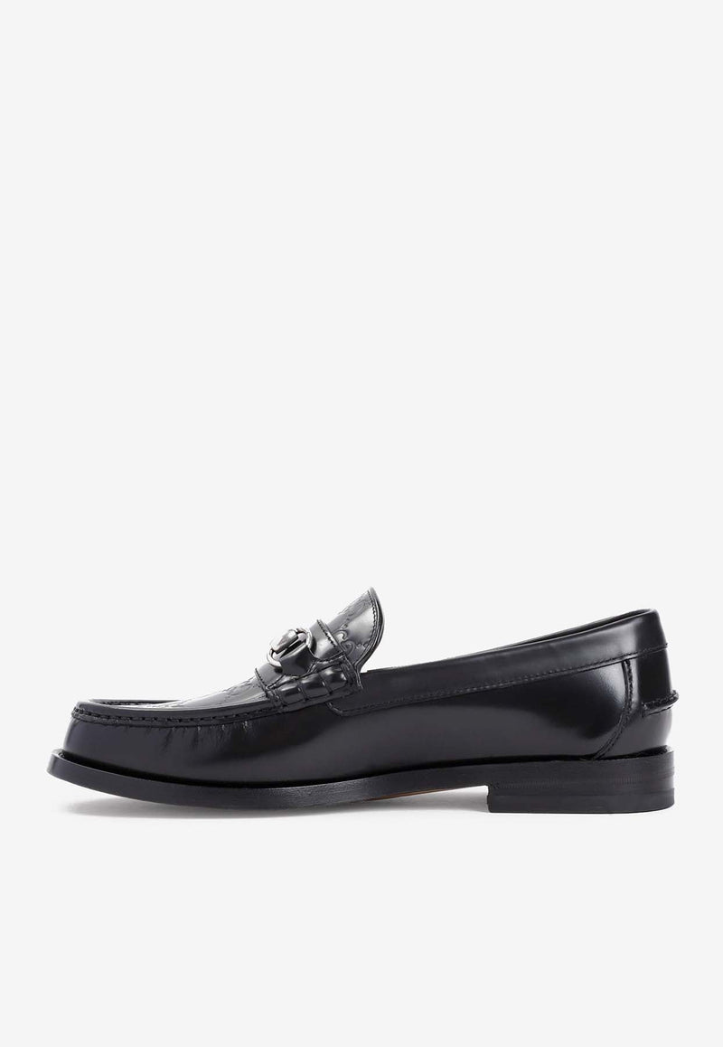 GG Horsebit Leather Loafers