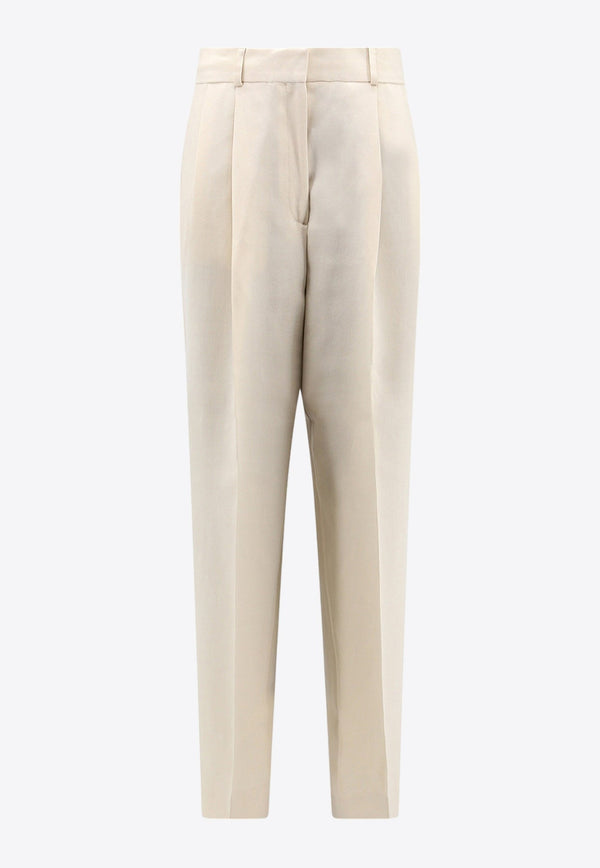 Double-pleated Tailored Pants