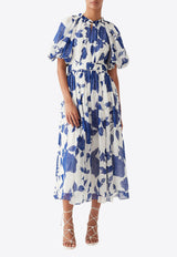 Elysium Floral Print Midi Dress