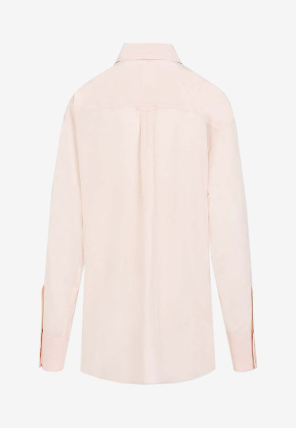 Long-Sleeved Silk Shirt