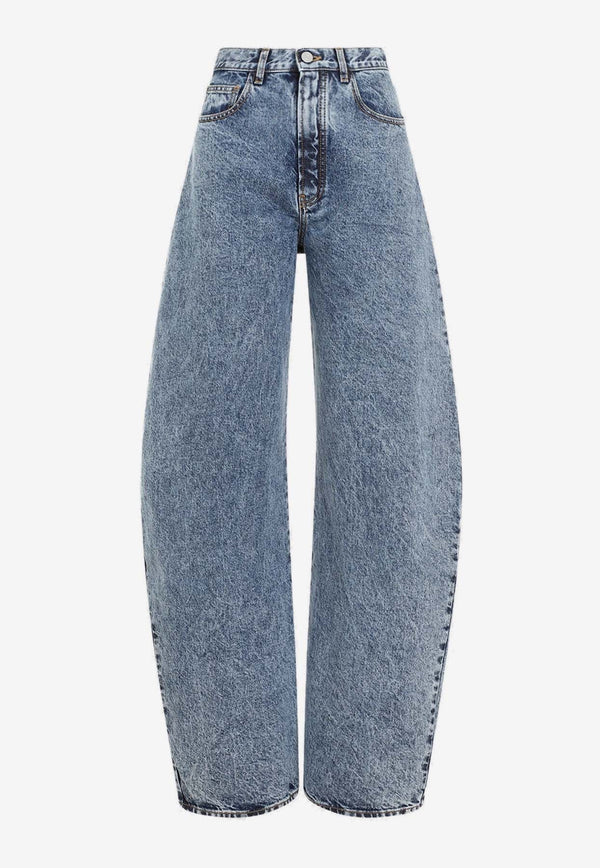 Round High-Rise Jeans