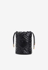 Mini Marmont GG Bucket Bag in Matelassé Leather