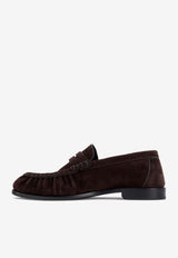 Suede Penny Loafers