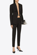 Pinstripe Tailored Pants