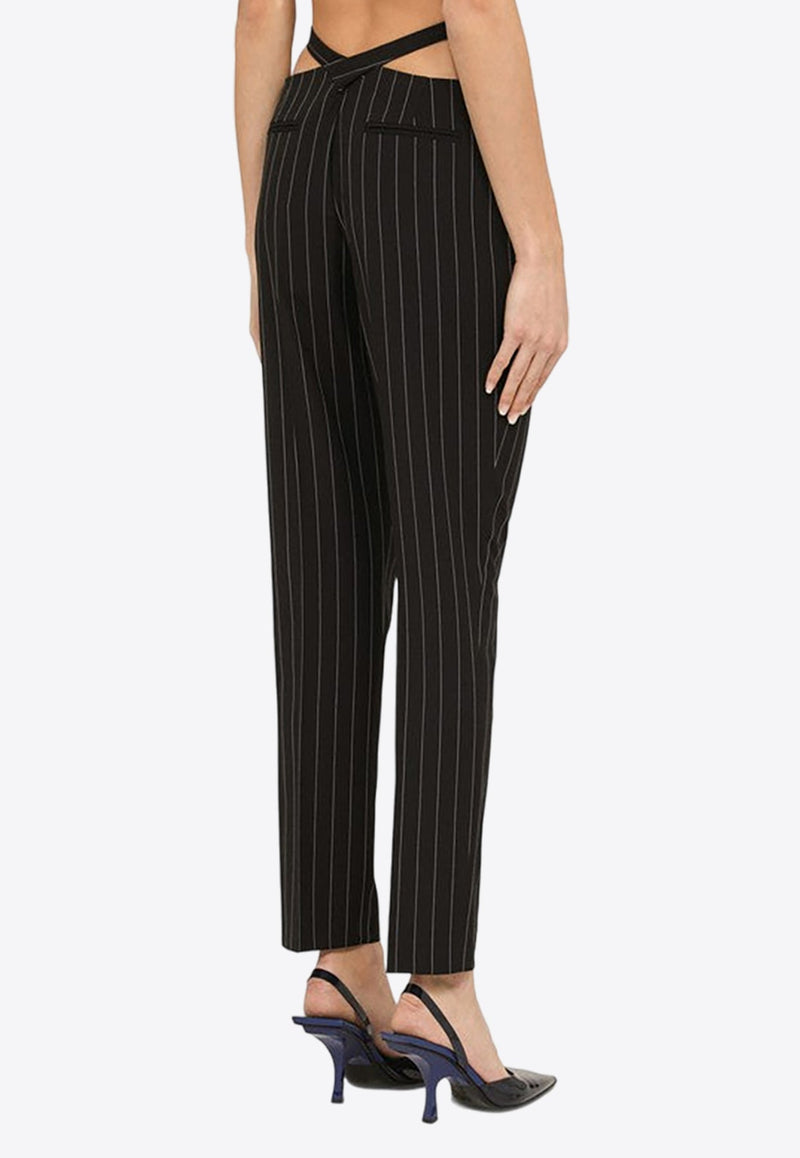 Pinstripe Tailored Pants