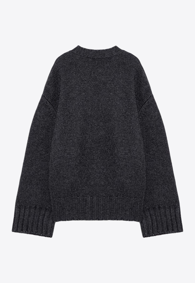 Ribbed Wool and Cashmere Sweater