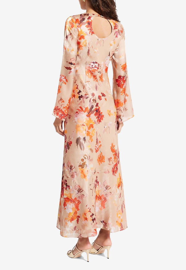 Floral Print Maxi Dress