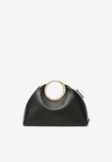 Medium Le Calino Nappa Leather Top Handle Bag