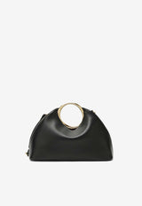 Medium Le Calino Nappa Leather Top Handle Bag