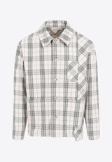 Deconstructed Checked Overshirt