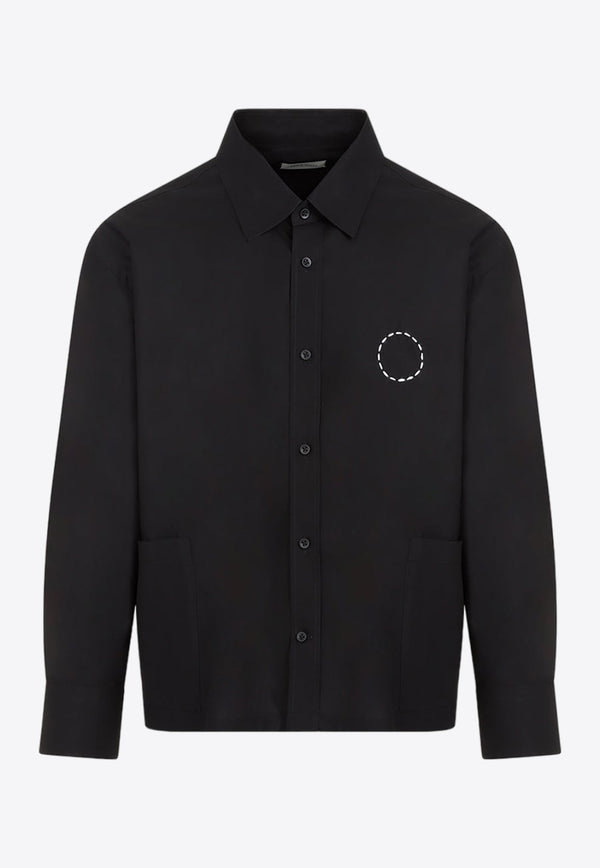 Logo-Embroidered Long-Sleeved Shirt