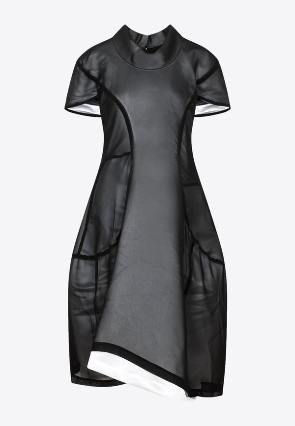 Paneled Midi Dress