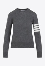 4-bar Stripe Wool Sweater