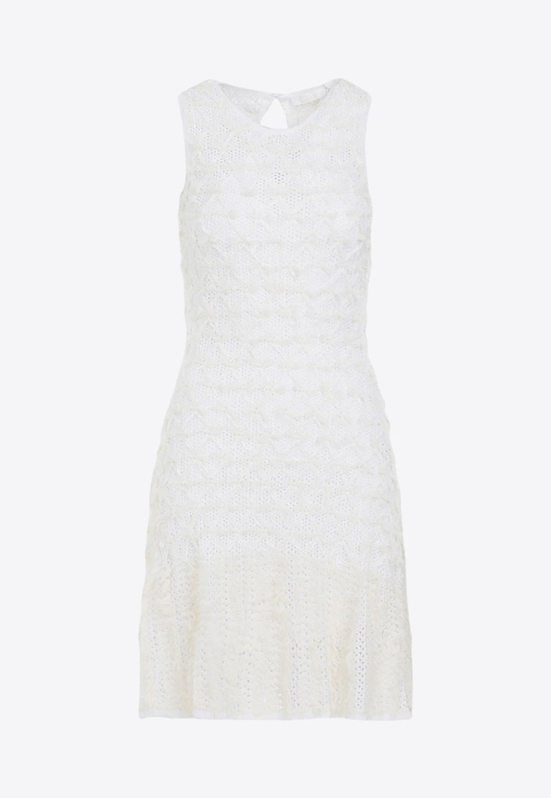 Knitted Sleeveless Mini Dress