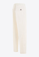 Logo Patch Straight-Leg Track Pants