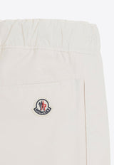 Logo Patch Straight-Leg Track Pants