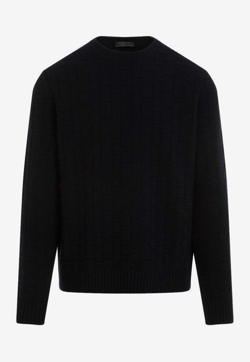 Crewneck Wool and Cashmere Sweater