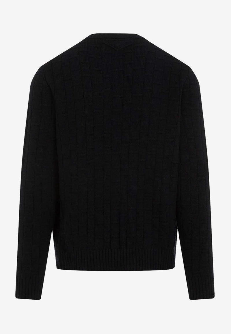 Crewneck Wool and Cashmere Sweater