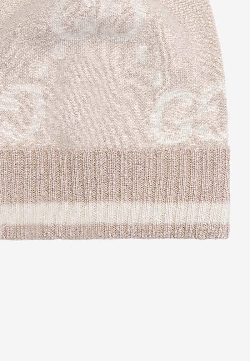 GG Jacquard Knitted Beanie